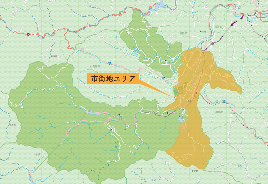 市街地エリア地図