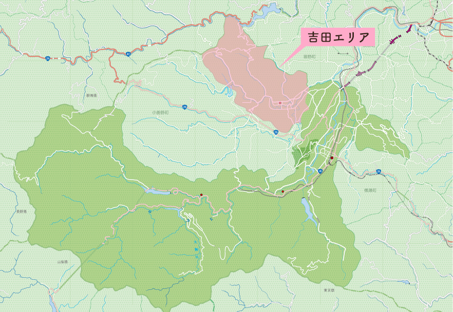 吉田エリア地図