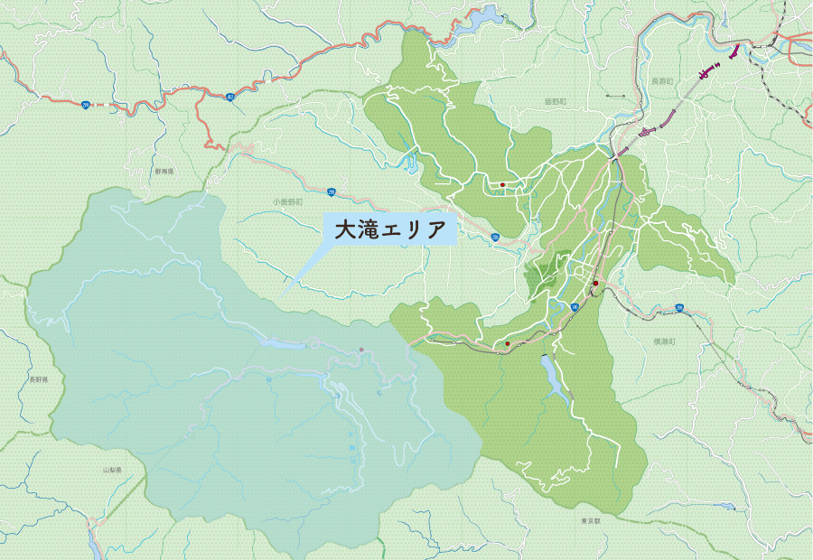 大滝エリアエリア地図