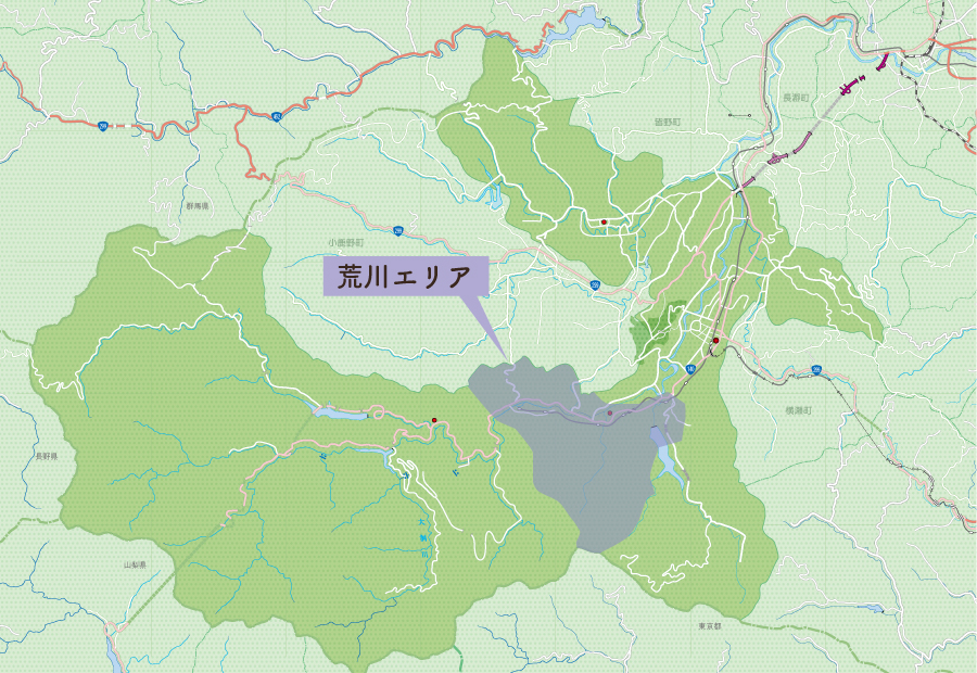 荒川エリア地図